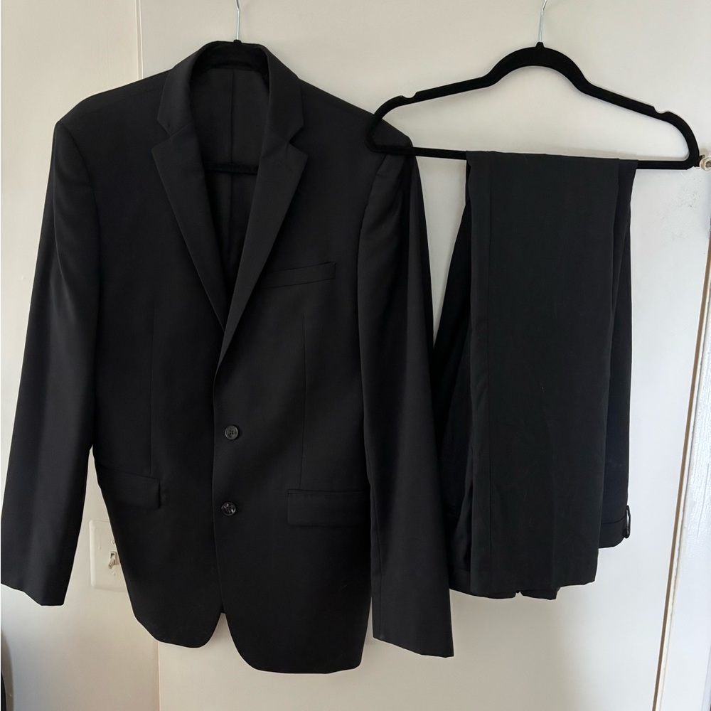 Calvin klein slim fit wool suit